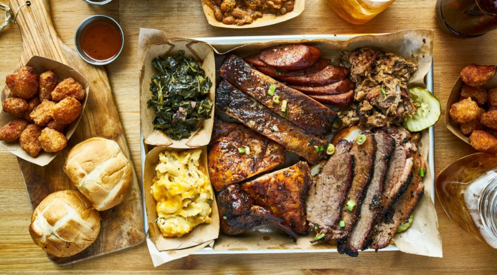 Authentic local food dishes across the USA while traveling